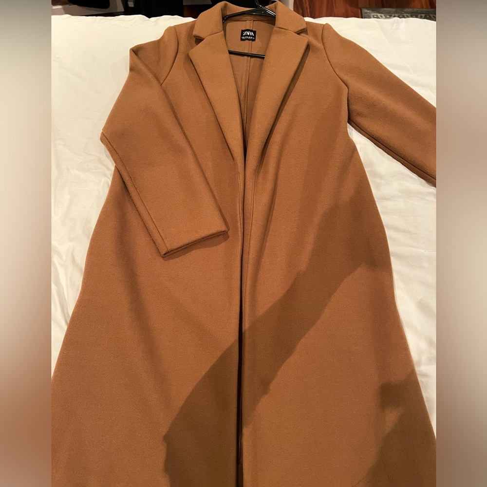 Zara camel coat